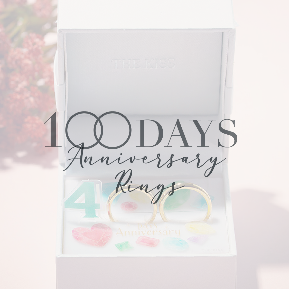 100DAYS Anniversary rings