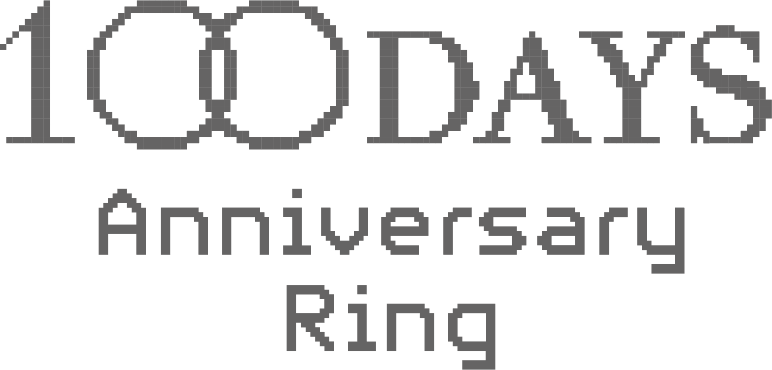 100DAYS Anniversary Ring