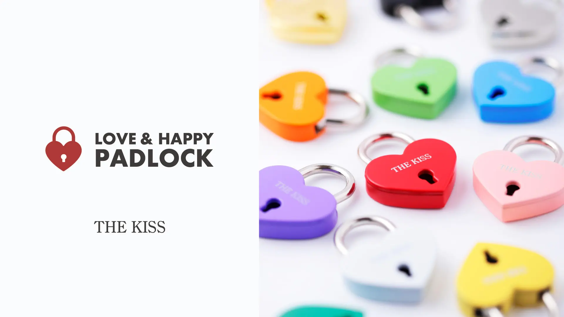 LOVE & HAPPY PADLOCK（南京錠） | THE KISS-ザ・キッス